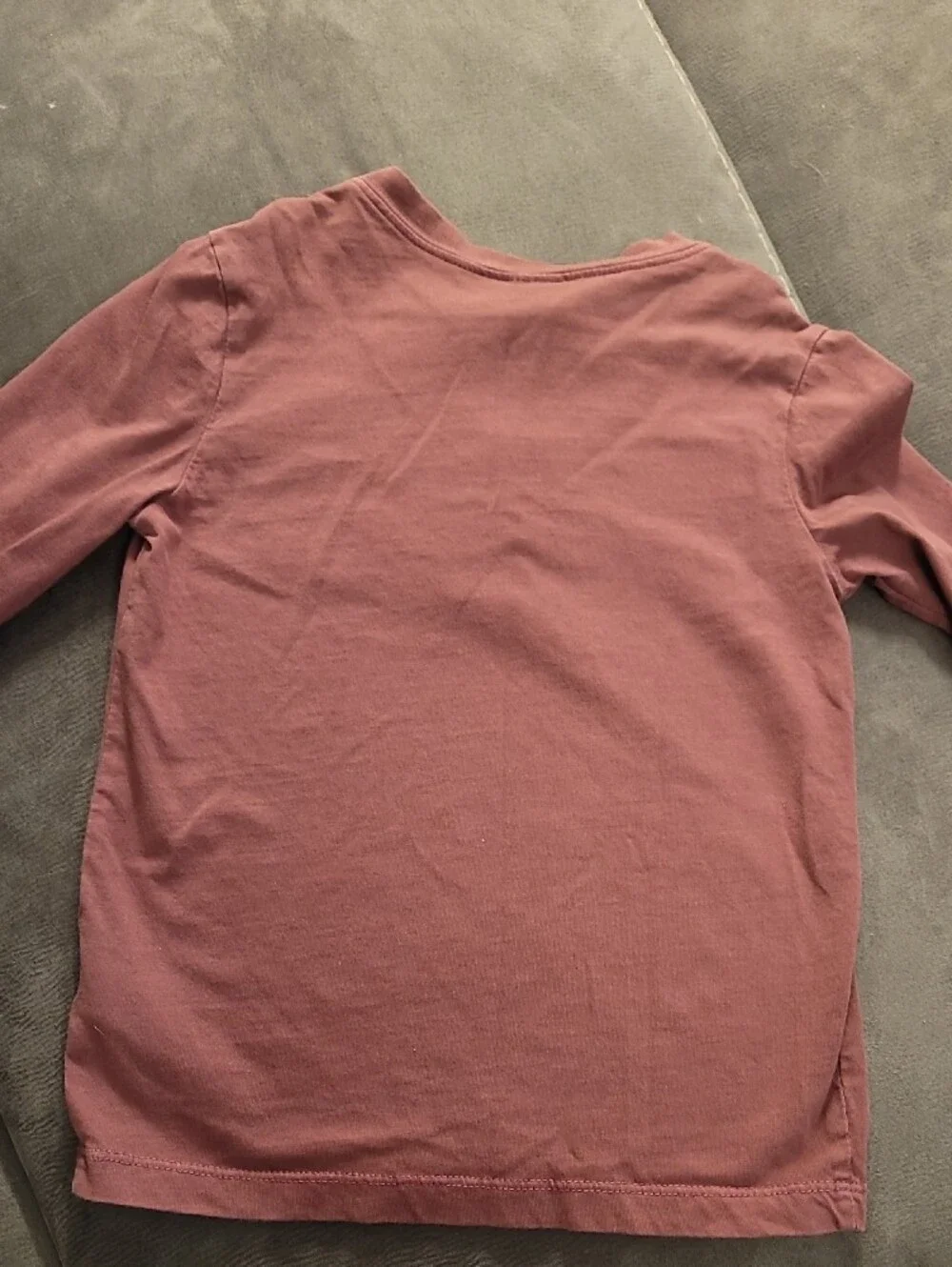 OshKosh B'gosh Long-Sleeve Henley Top - Mauve- 100% Cotton